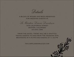 Opulent Wreath Information Card