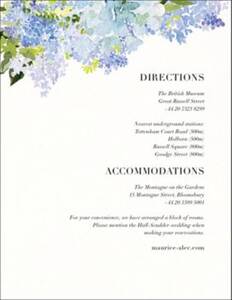 Wild Lilac Information Card
