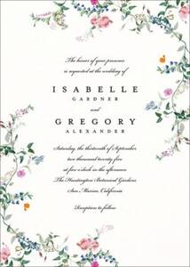 Blissful Botanical Wedding Invitation