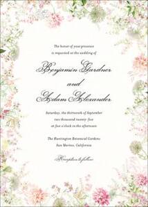 Dahlia Wedding Invitation
