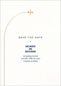 Flying High Save the Date Card