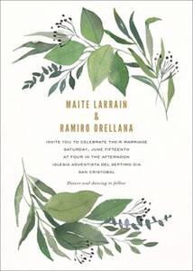 Laurel Wedding Invitation