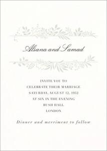 Good Vines Wedding Invitation