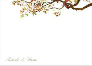 Autumn Boughs Stationery