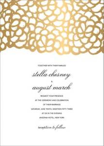 Gardenia Wedding Invitation