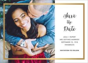 Idylle Foil Save The Date