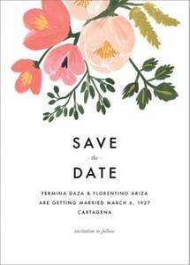 Pastel Petals Save The Date