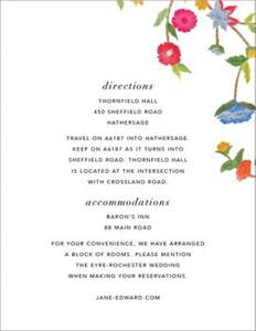 Stitched Floral II Information Card