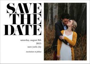 Vintage Book Save the Date