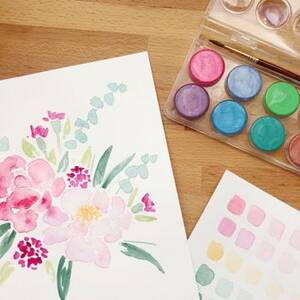 Live Workshop Essentials: Watercolor Florals